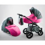 Carucior 3 in 1 Kerttu Fusion F5 magenta cu grafit