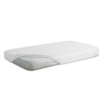Cearceaf din bumbac 100% cu elastic 120x60 cm Alb 01