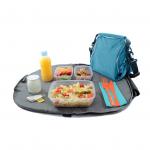 Geanta pliabila 2 in 1 pentru pranz si servet de masa Eat n Out bleu