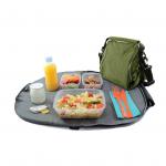 Geanta pliabila 2 in 1 pentru pranz si servet de masa Eat n Out verde