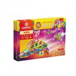 Joc magnetic educativ de constructie 3D Magspace 102 piese Star Escort Set