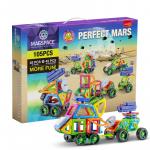 Joc magnetic educativ de constructie 3D Magspace 105 piese Perfect Mars