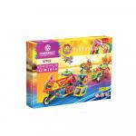 Joc magnetic educativ de constructie 3D Magspace 97 piese Pandora Love Set
