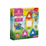 Joc magnetic educativ de constructie 3DMagspace 14 piese Magnetic Magic Power