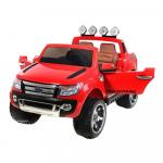 Masinuta electrica cu scaun de piele Ford Ranger 12V Rosu