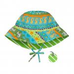 Palarie reversibila iPlay SPF 50+ Green Safari 9-18 luni