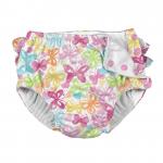 Scutec pentru inot si antrenament la olita Ultimate iPlay White Butterfly (cu volanase) 4T