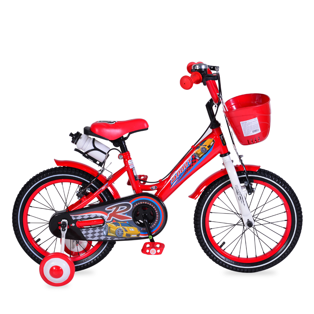 Bicicleta pentru baieti Sport Red 16 inch MONI imagine noua
