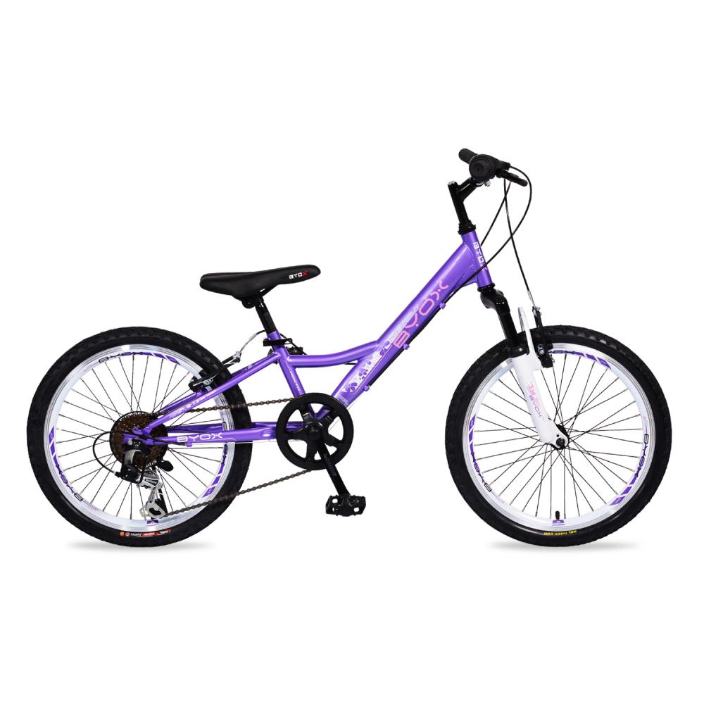 Bicicleta pentru copii Byox Princess Purple 6 viteze 20 inch Byox imagine 2022