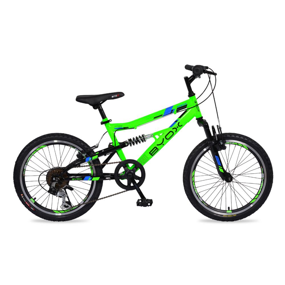 Bicicleta pentru copii Byox Versus Green 6 viteze 20 inch Byox imagine noua
