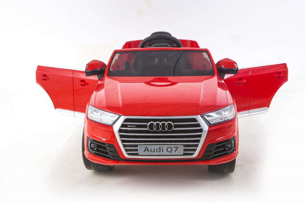Masinuta electrica cu scaun de piele Audi Q7 Red Audi imagine noua responsabilitatesociala.ro