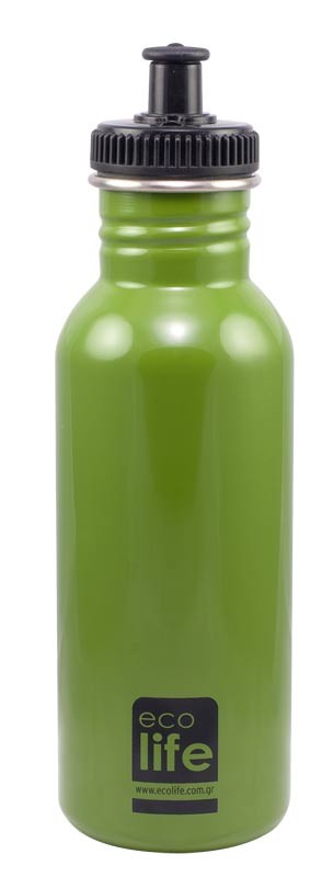 Sticla inox uni 600 ml culoare verde