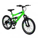 Bicicleta pentru copii Byox Versus Green 6 viteze 20 inch