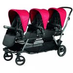 Carucior Triplette Piroet Sportivo Peg Perego Bloom Red