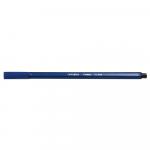 Fineliner Senator seria 1000 corp clasic hexagonal in culoarea scierii grosime varf 0.4mm. Albastru