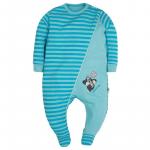 Salopeta pentru bebelusi Extra Stripes and Football 86