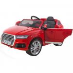 Masinuta electrica cu scaun de piele Audi Q7 Red