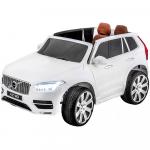Masinuta electrica cu scaun de piele Volvo XC90 White