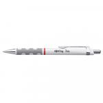 Pix cu mecanism Rotring Tikky III Original corp plastic colorat alb vf.0.8mm, mina albastru