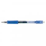 Roller cu gel, Edding, 2190, cu mecanism, corp plastic,transparent, grip cauciucat, in culoarea scrierii,vf.0.7mm, albastru