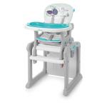 Scaun de masa multifunctional 2 in 1 Baby Design Candy 05 turquoise 2017