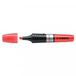 Textmarker Stabilo Luminator corp plastic in culoarea cernelei vf.retezat 2-5mm rosu