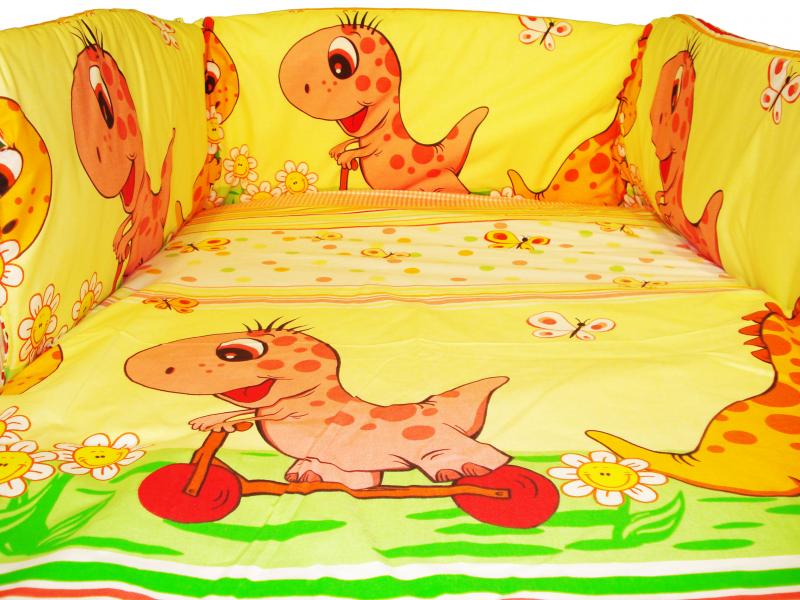 Aparatoare laterala dino roz 140x70