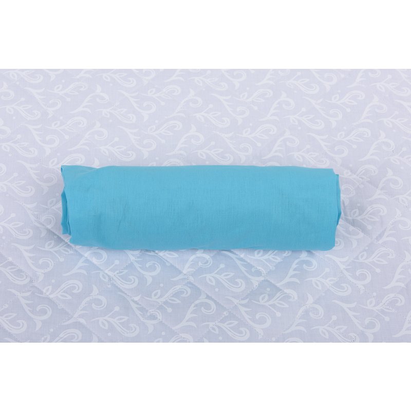 Cearceaf cu elastic pentru patut de 120x 60 cm bleu