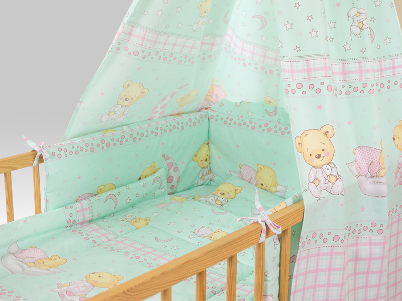 Baldachin teddy steluteturquoise m1