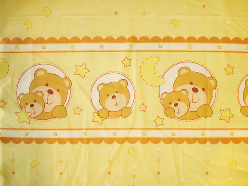 Baldachin teddy night galben