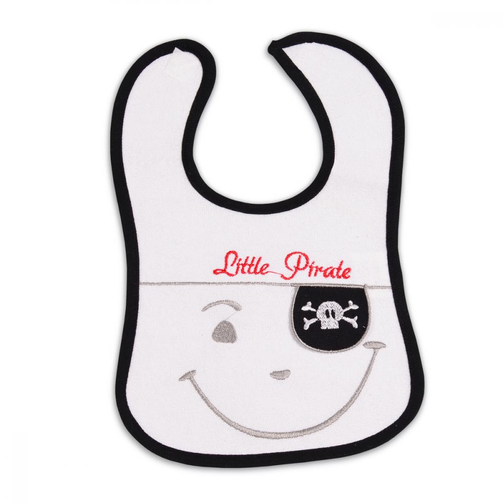 Bavetica impermeabila cu scai Baby Bib Little Pirate