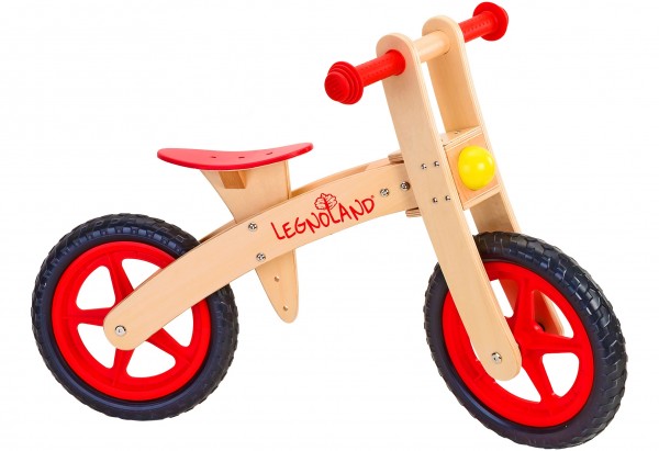 Bicicleta fara pedale din lemn Globo Legnoland 35483 pentru copii