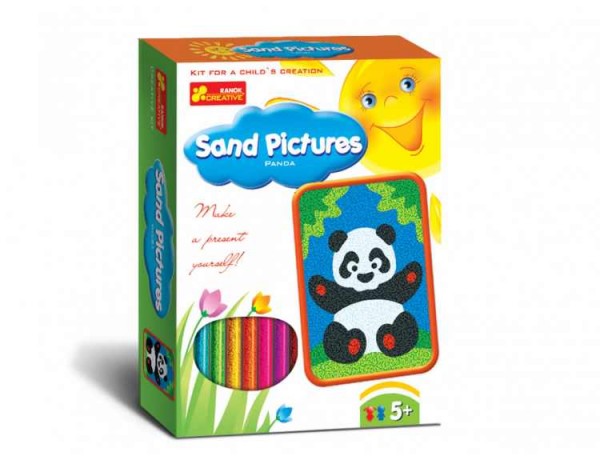 Joc pentru copii Pictura in nisip Panda Ranok