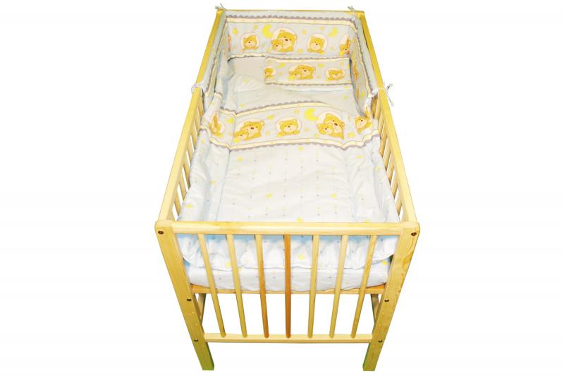 Lenjerie teddy night albastru 4 piese 140x70
