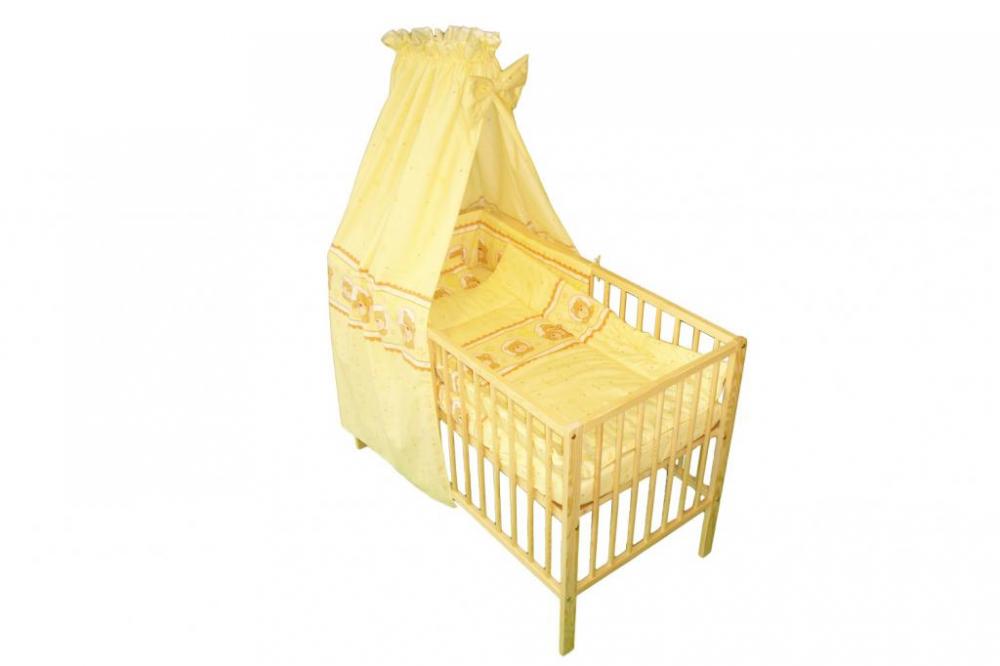 Lenjerie teddy night galben 5 piese 120x60