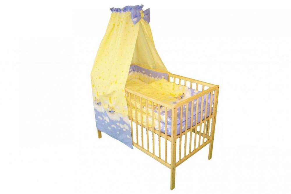 Lenjerie teddy norisori albastru 5 piese 120x60