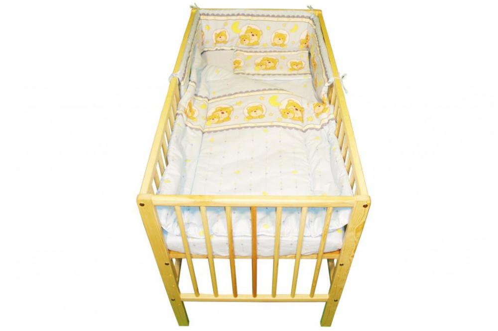 Lenjerie teddy night albastru 4 piese 120x60
