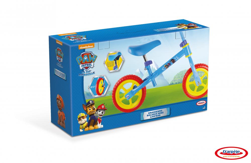 Bicicleta de echilibru din metal paw patrol
