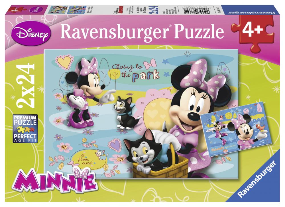 Puzzle Minnie Mouse 2x24 piese