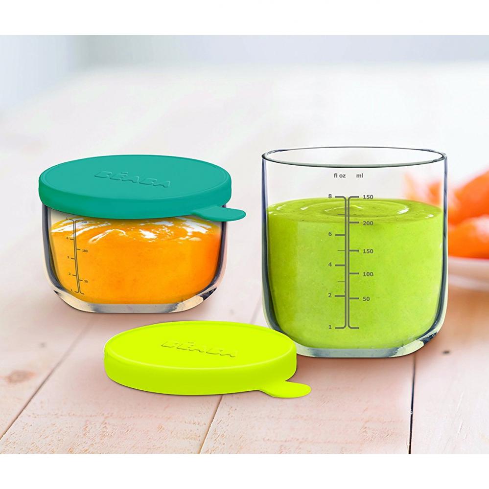 Recipient ermetic sticla 250 ml neon