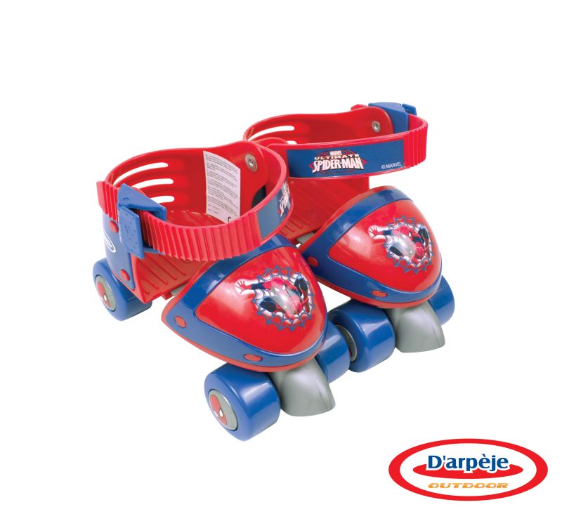 Patine cu rotile reglabile spiderman