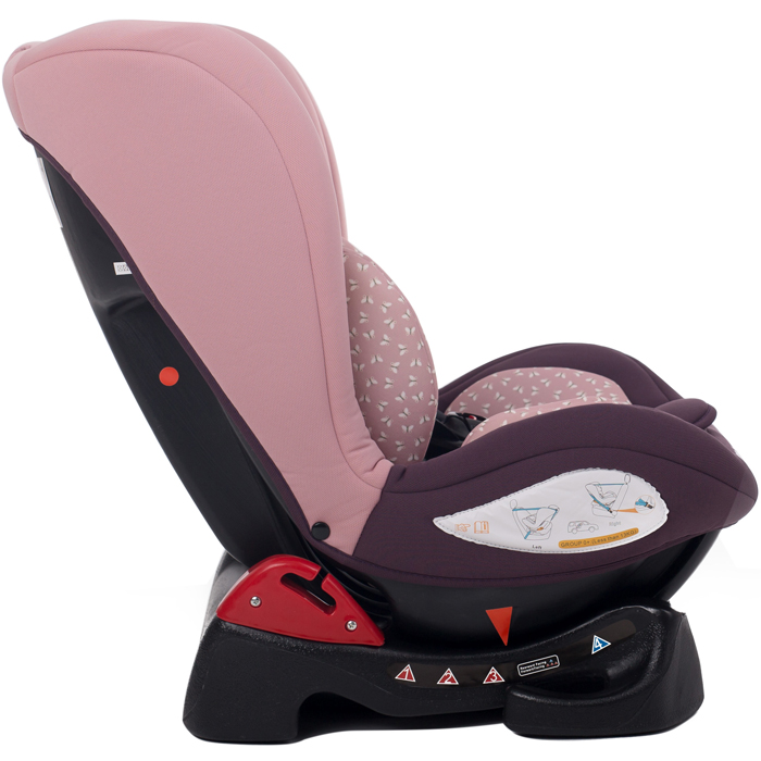 Scaun auto vintage dark pink 0-18 kg
