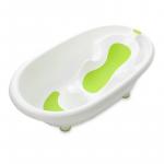 Cadita ergonomica cu reductor incorporat si termometru Little Mom DouDou Green