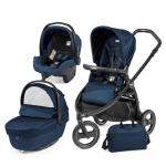 Carucior 3 in 1 Book Scout Matt Black Sportivo Geo Geo Navy