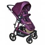 Carucior transformabil 2 in 1 Jasper Purple Mushrooms