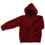 Jacheta din lana merinos organica wool fleece Iobio Cassis 110/116