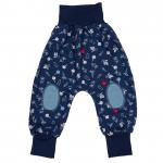 Pantaloni Joga din bumbac organic Iobio Cipollino Blue 86/92
