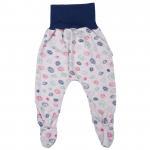 Pantaloni cu botosei din bumbac organic Iobio Scribble 50/56