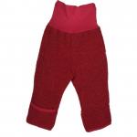 Pantaloni din lana merinos organica wool fleece Iobio Cassis 86/92