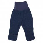 Pantaloni din lana merinos organica wool fleece Iobio Sapphire 62/68
